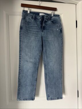 Studio Straight-Leg Jeans in Light Blue Wash